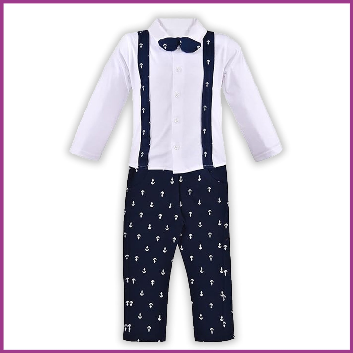 Wish Karo Cotton Clothing Sets For Baby Boys-(bt77nbw)