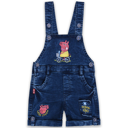 Boys Applique T-Shirt And Dungaree Set