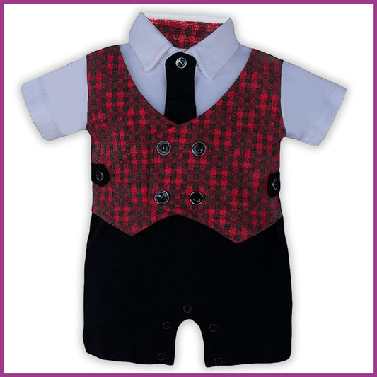 Wish Karo Boys Rompers For Kids-(bt82red)