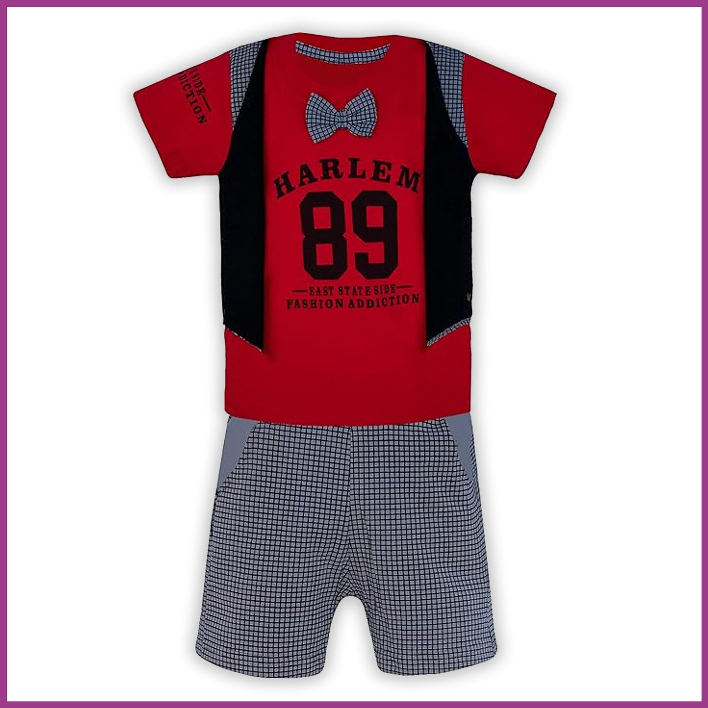 Wish Karo Boys Clothing Set For Kids-(bt88red)