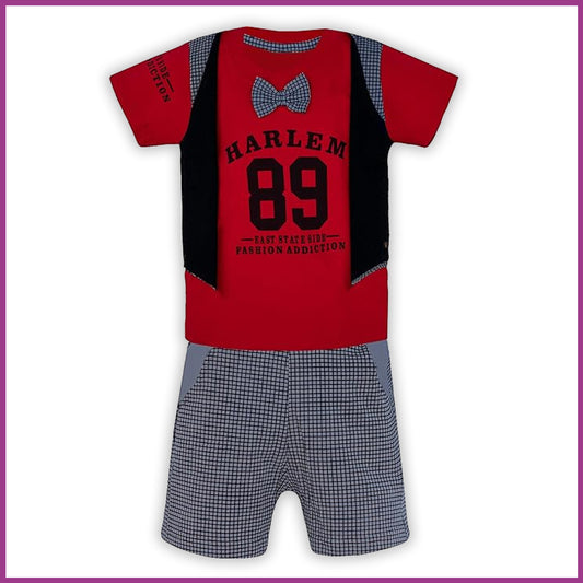 Wish Karo Boys Clothing Set For Kids-(bt88red)