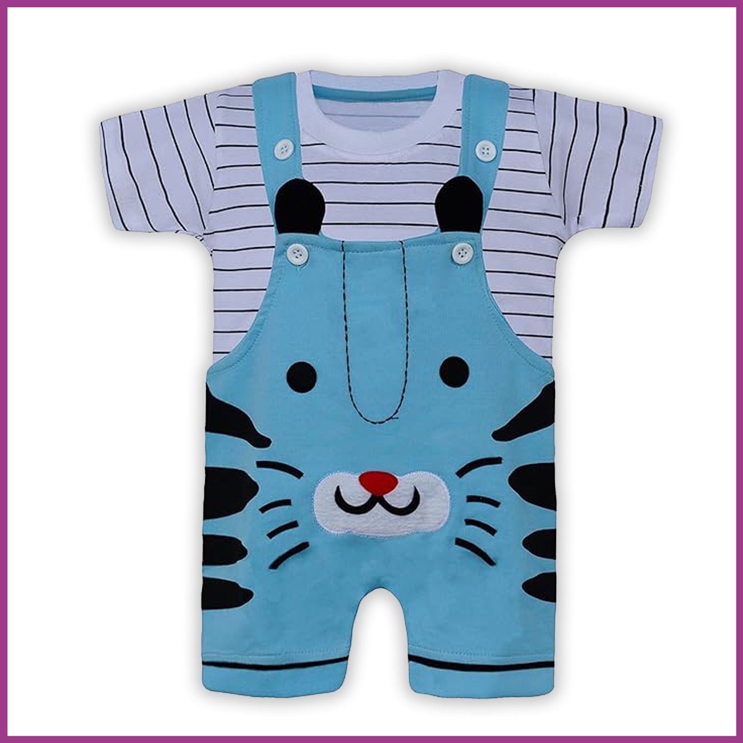 Wish Karo Kids Dungaree For Baby Boys-(bt95)