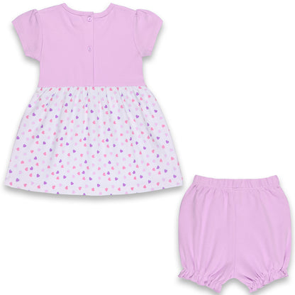 Girls Polka Dot Print A-Line dress