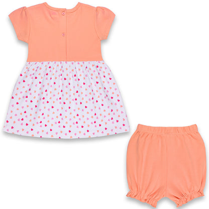 Girls Polka Dot Print A-Line dress