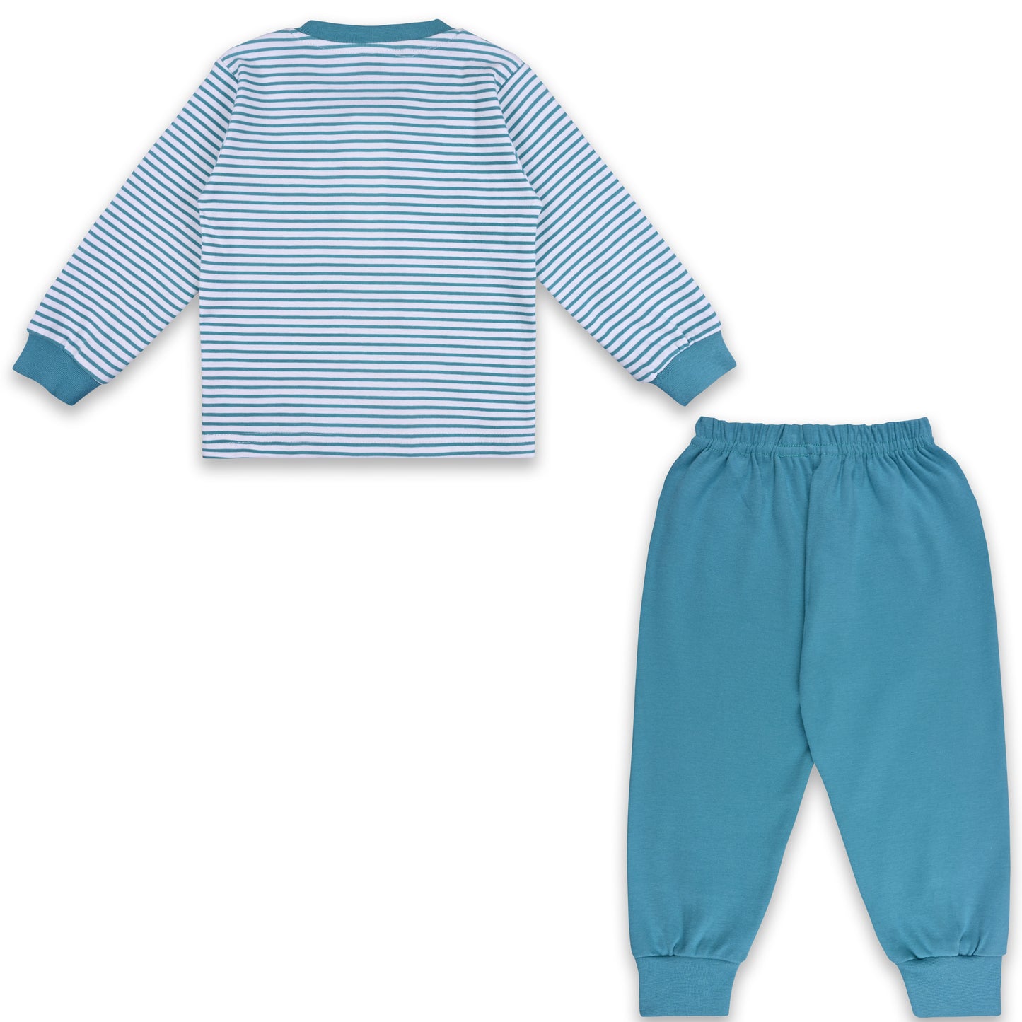 Baby Boys T-Shirt With A Printed Deign And Solid Pant