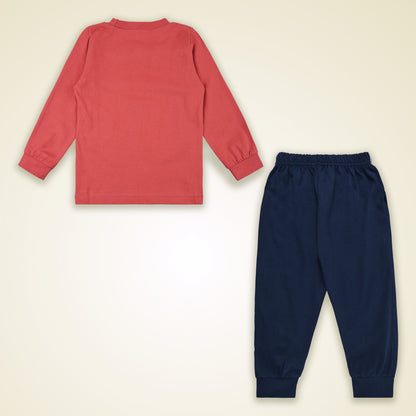 Boys Printed T-Shirt and Pant Clothing Set