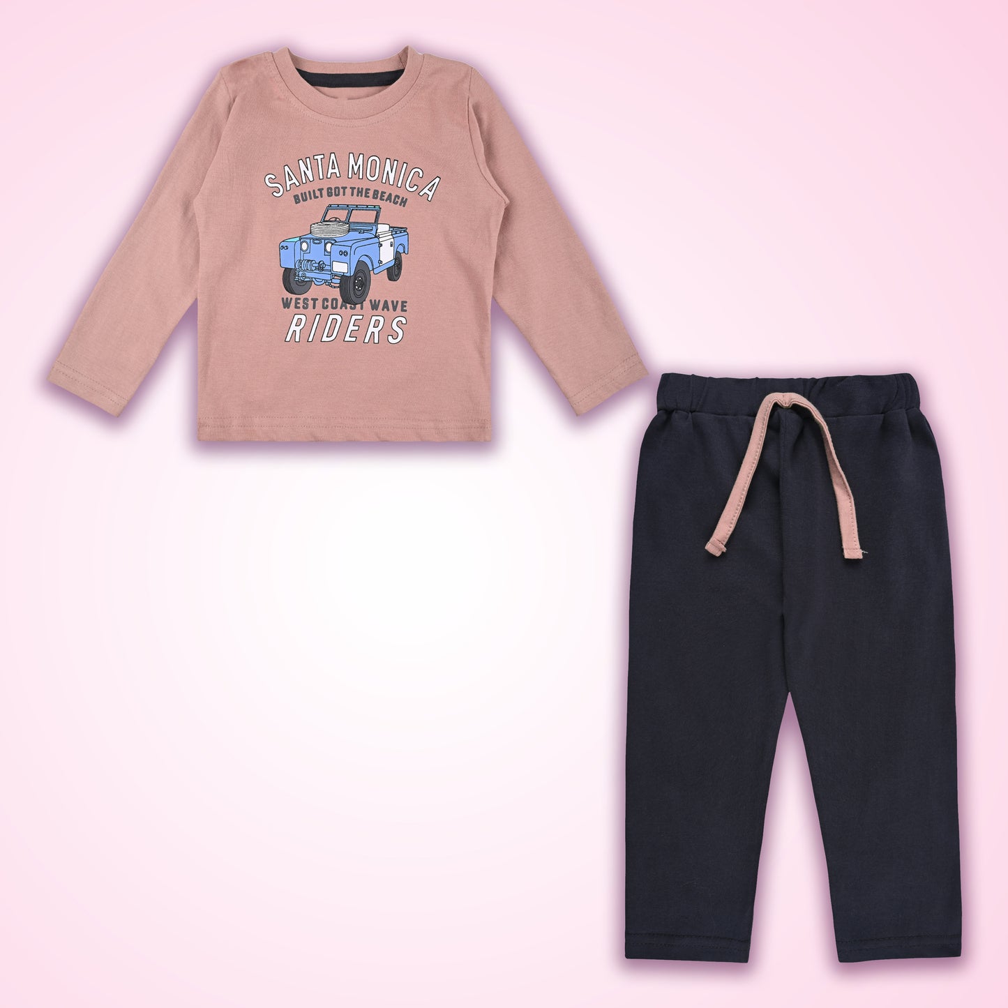 Boys Printed T-Shirt and Pant Clothing Set