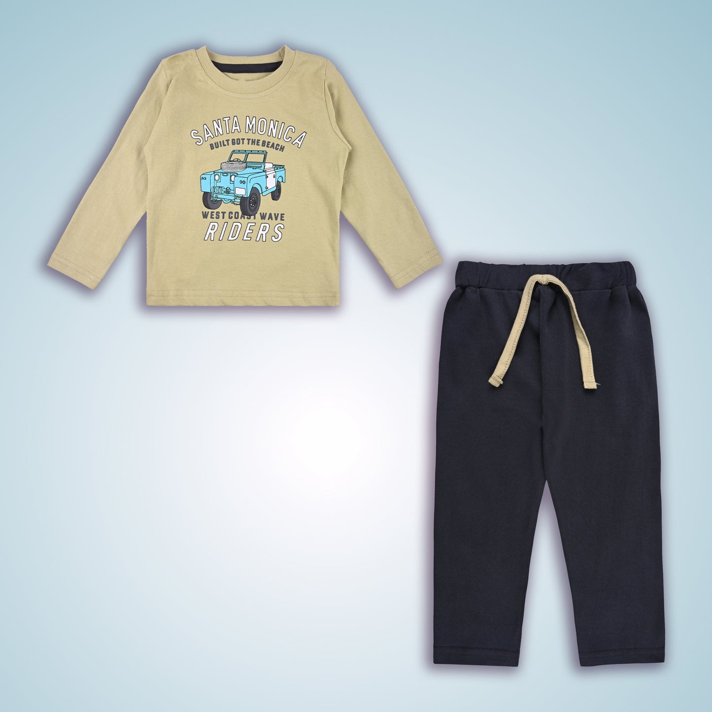 Boys Printed T-Shirt and Pant Clothing Set