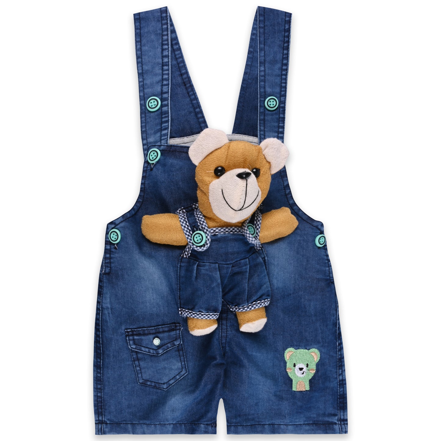 Baby Boys Applique T-Shirt and Shorts Dungaree Set