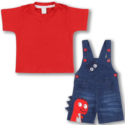 Baby Boys T-shirt And Dungaree For Boys