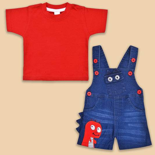 Baby Boys T-shirt And Dungaree For Boys