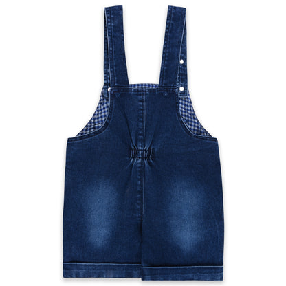 Baby Boys Printed T-Shirt and Shorts Dungaree Set