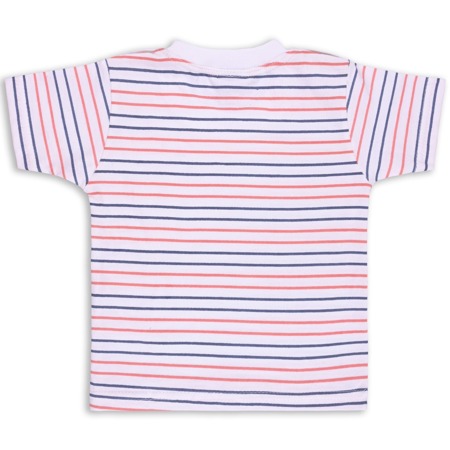 Baby Boys Striped T-Shirt and Shorts Dungaree Set