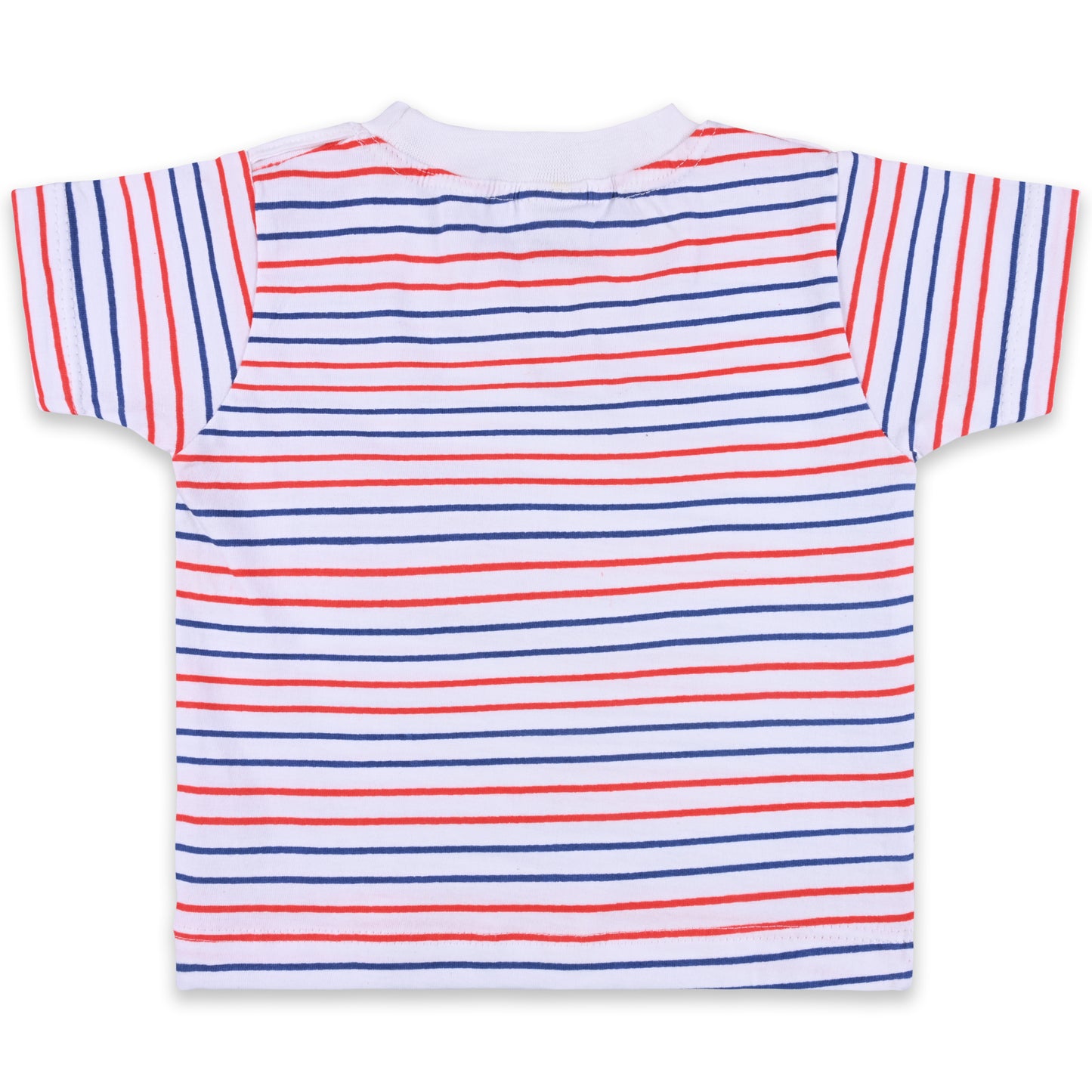 Baby Boys Striped T-Shirt and Shorts Dungaree Set