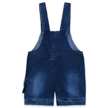 Baby Boys Striped T-Shirt and Shorts Dungaree Set