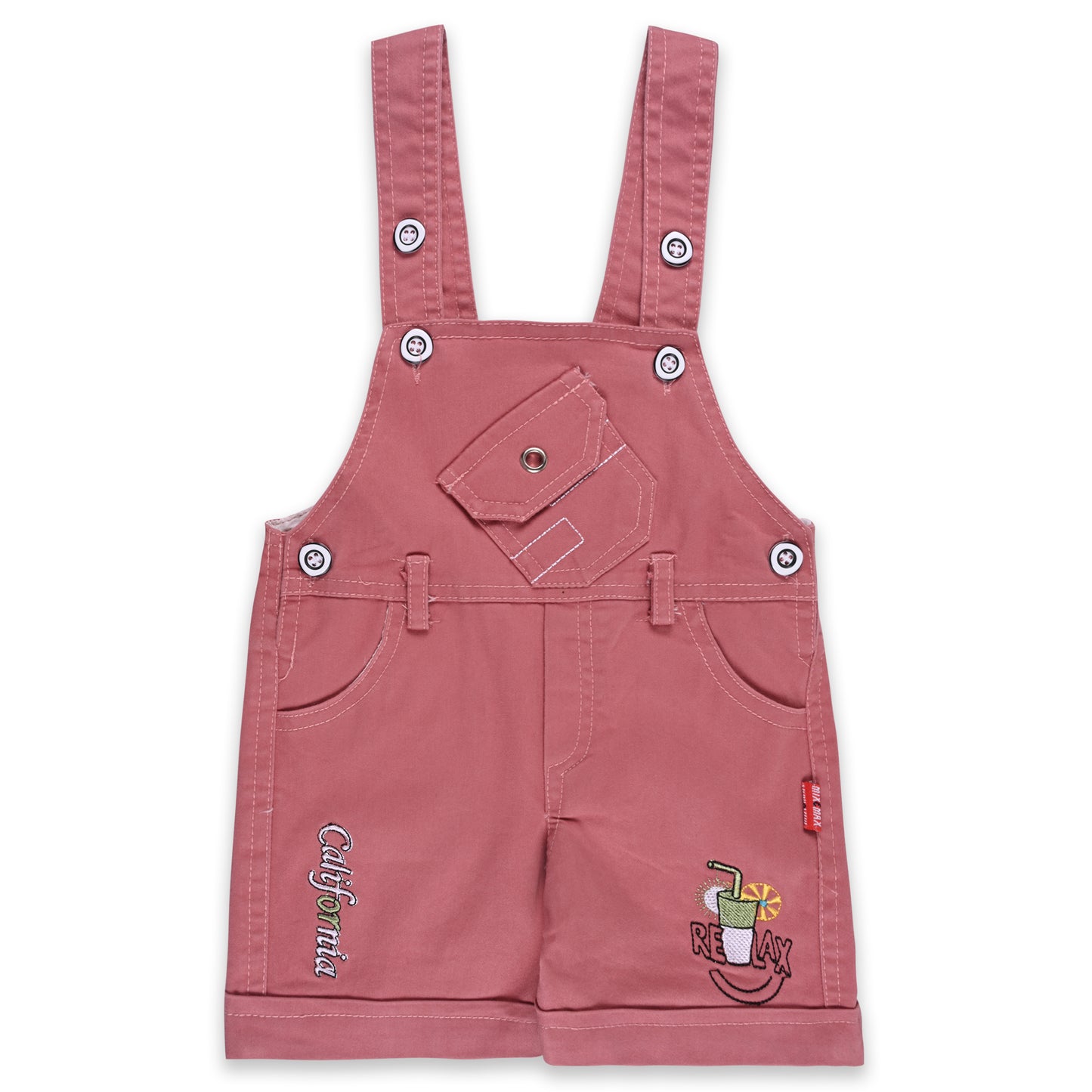 Baby Boys Graphic Print T-Shirt and Shorts Dungaree Set