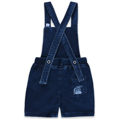 Baby Boys Printed T-Shirt and Shorts Dungaree Set