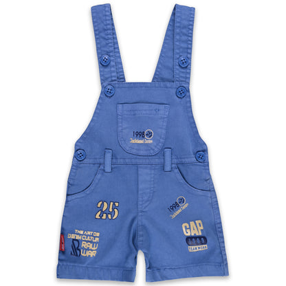 Baby Boys Printed T-Shirt and Shorts Dungaree Set