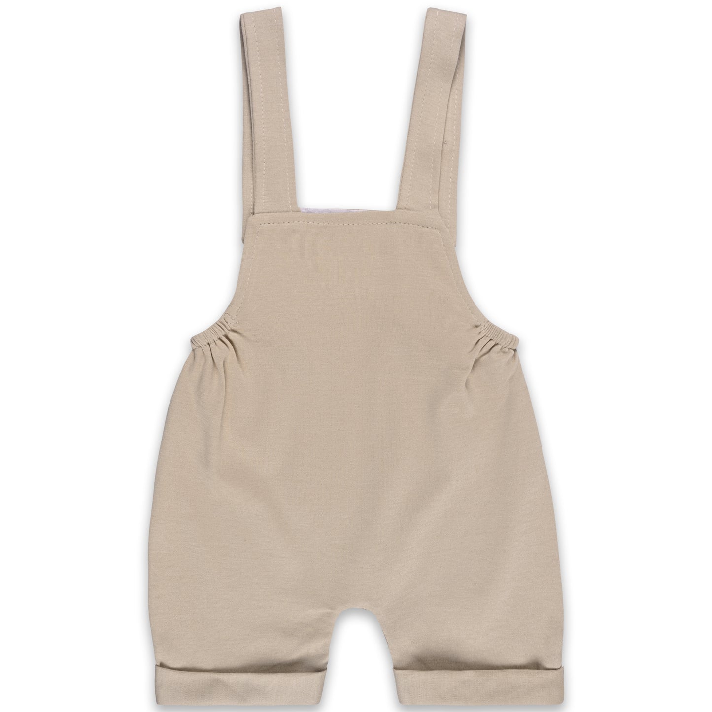 Baby Boys Graphic Print T-Shirt and Shorts Dungaree Set