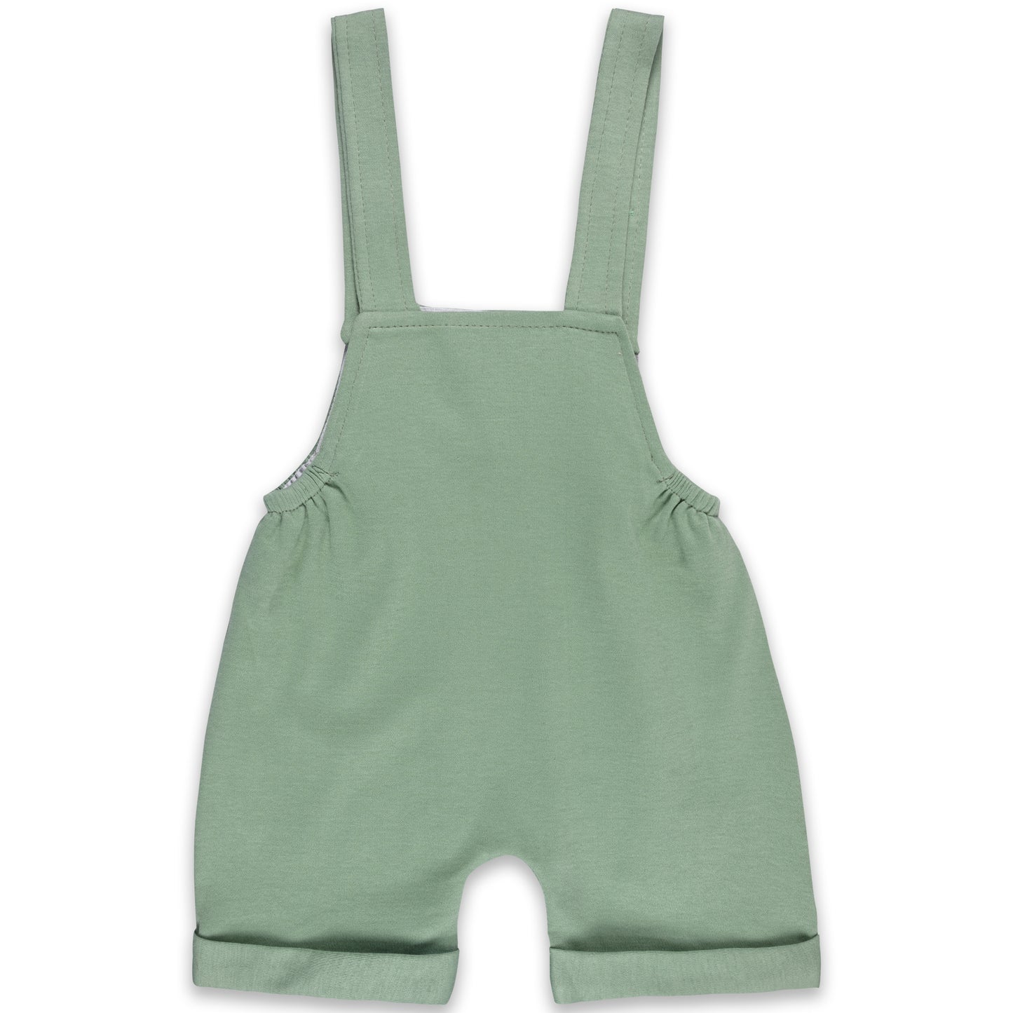 Baby Boys Graphic Print T-Shirt and Shorts Dungaree Set