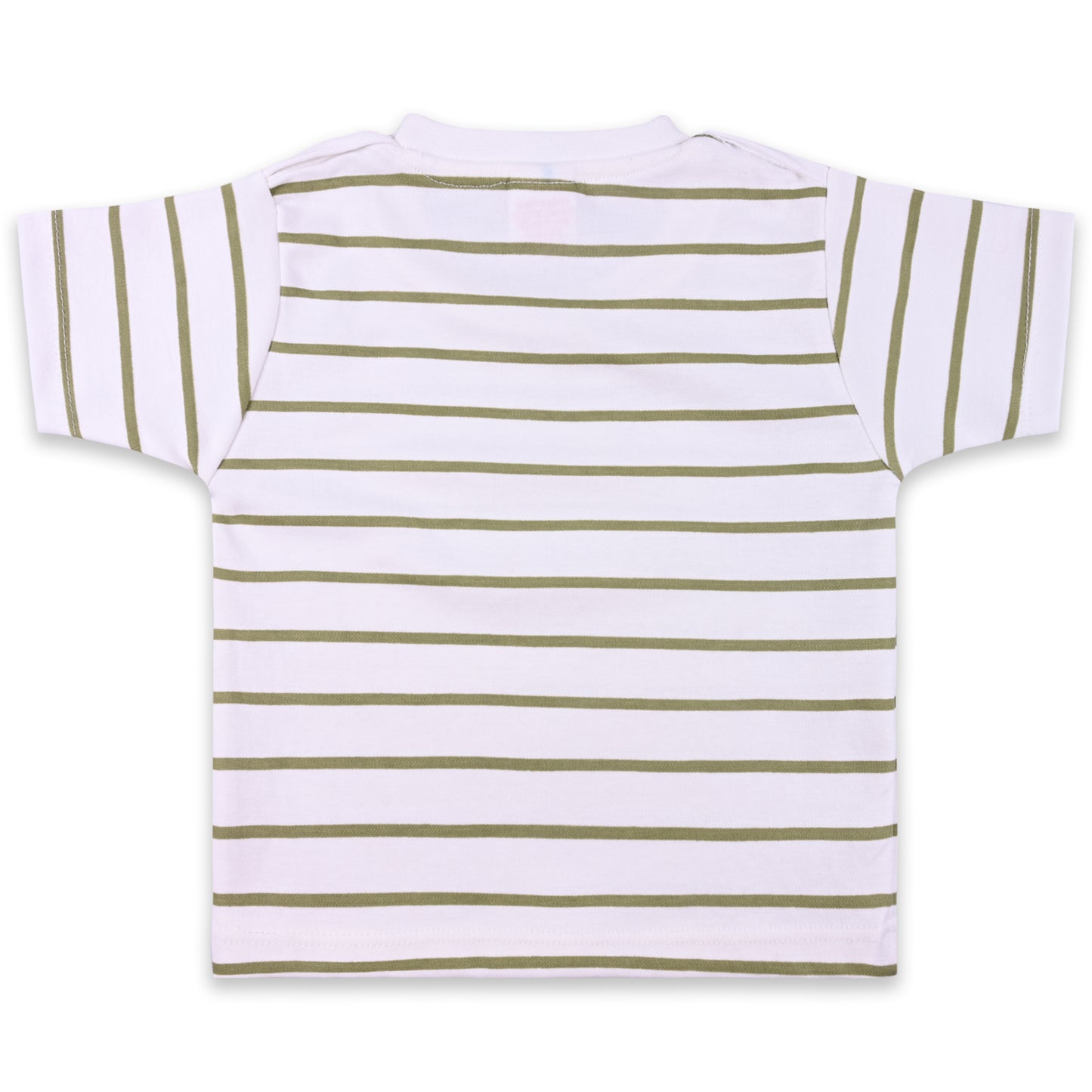 Baby Boys Striped T-Shirt and Shorts Dungaree Set