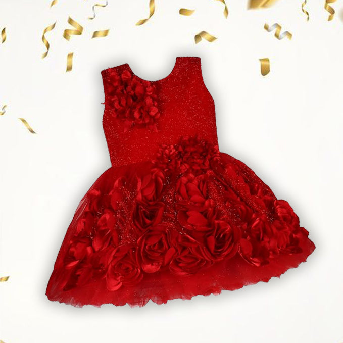 Girls partywear frock dress