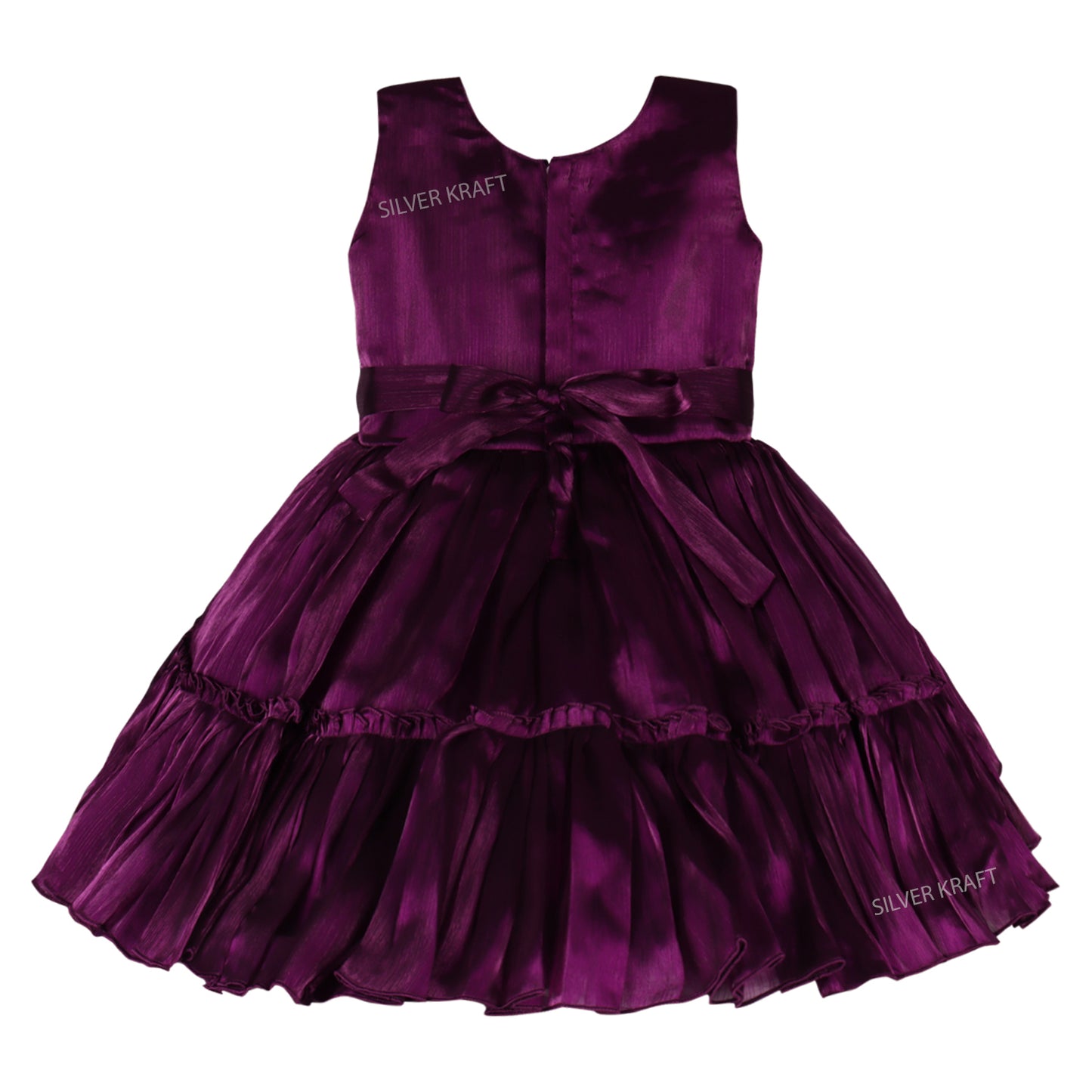 Girls Floral Embellished Designer Party Dress