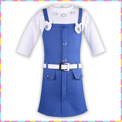 Baby Girls blue denim dress