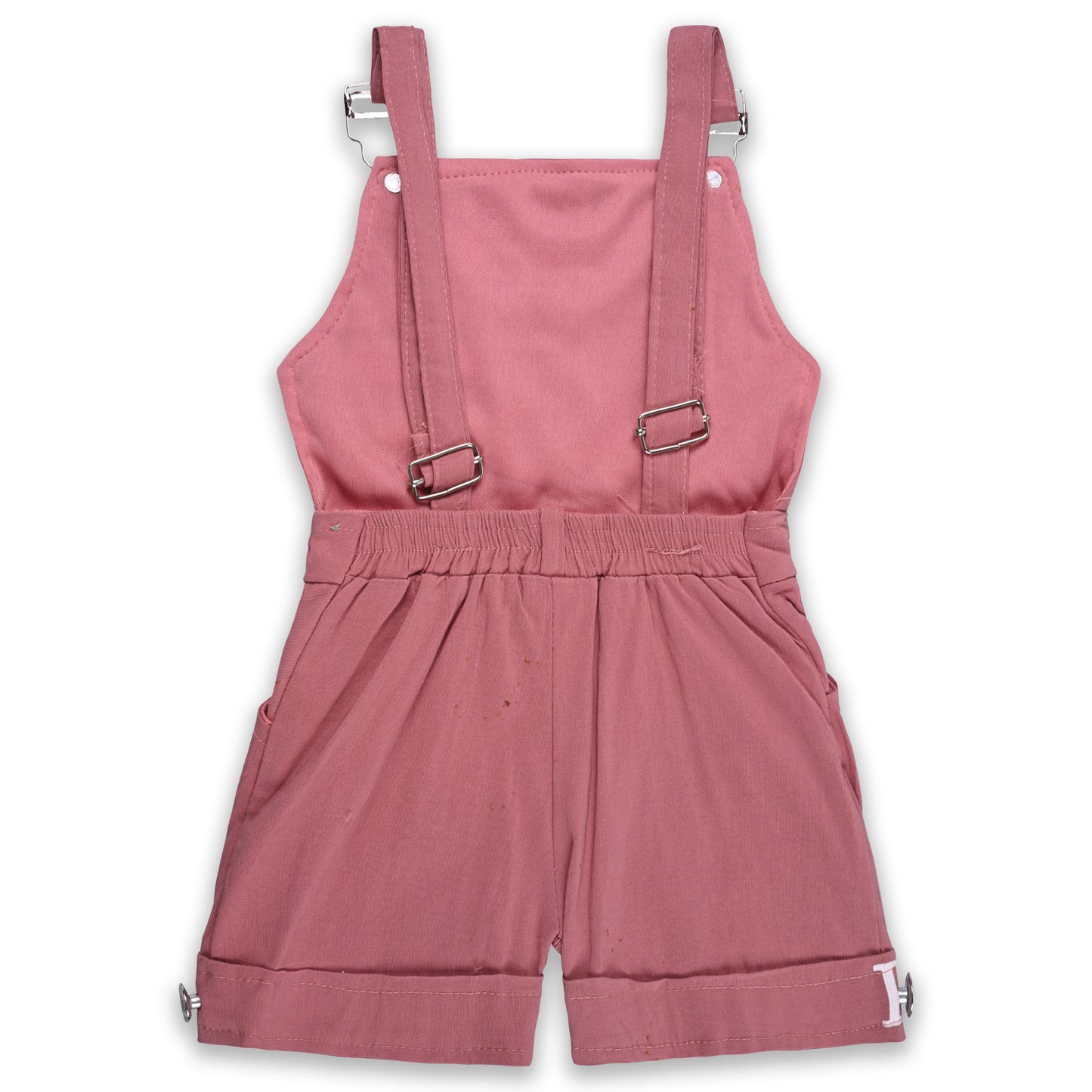 Girls Printed Full Sleeve Top and Dungaree Set