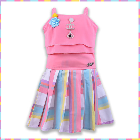 Girls Top and Skirt Dress For Girls