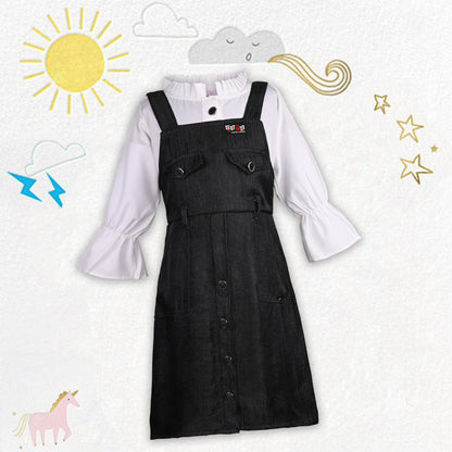 Girls Dungaree Set