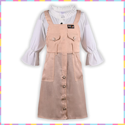 Girls Dungaree Set