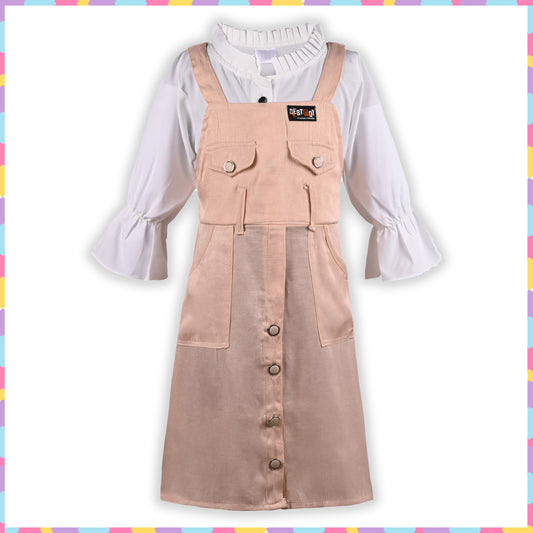 Girls Dungaree Set