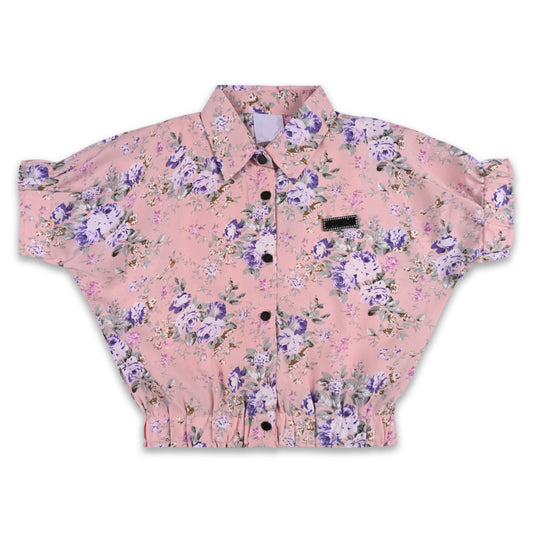 Girls Floral Print T-Shirt