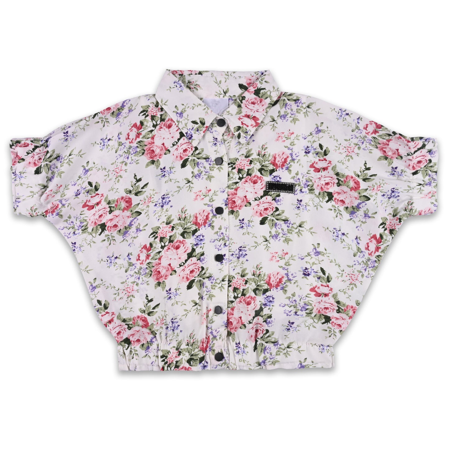 Girls Floral Print T-Shirt