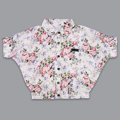 Girls Floral Print T-Shirt