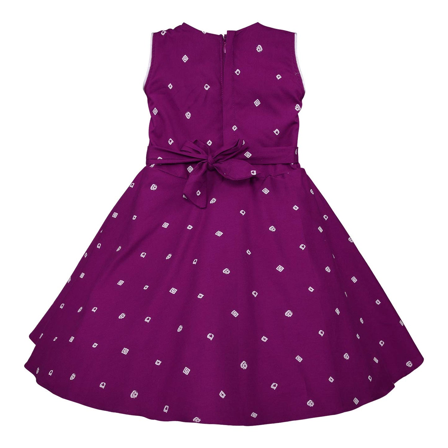 Wish Karo Baby Girls Cotton Frock for Girls-(ctn016rdnw)