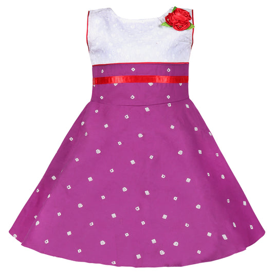 Wish Karo Baby Girl's A-Line Knee Length Dress