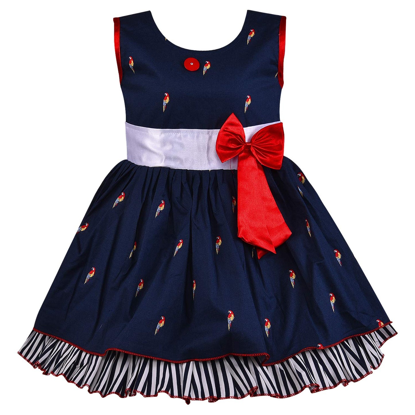 Wish Karo Baby Girls Frock Dress-(ctn389nb)