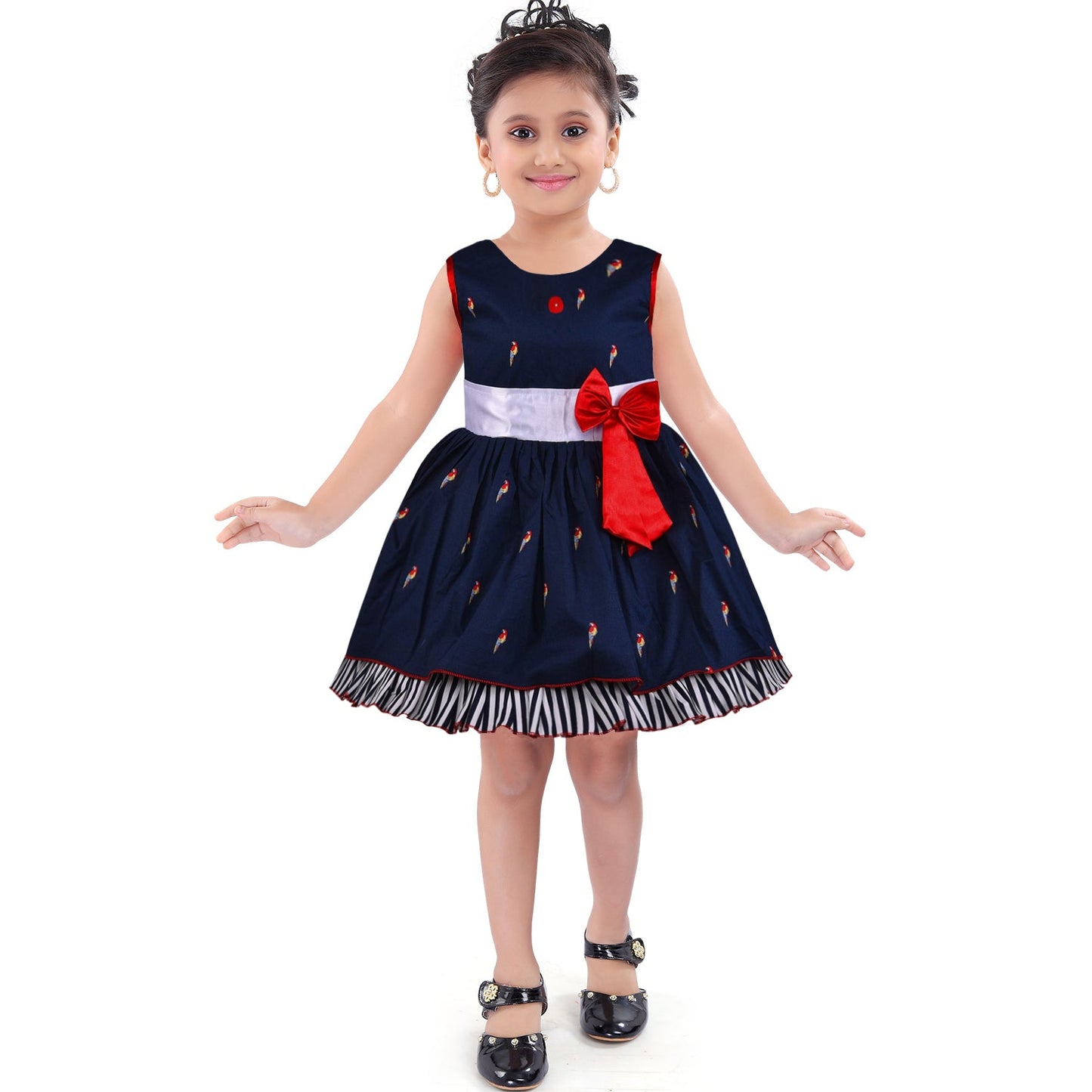 Wish Karo Baby Girls Frock Dress-(ctn389nb)