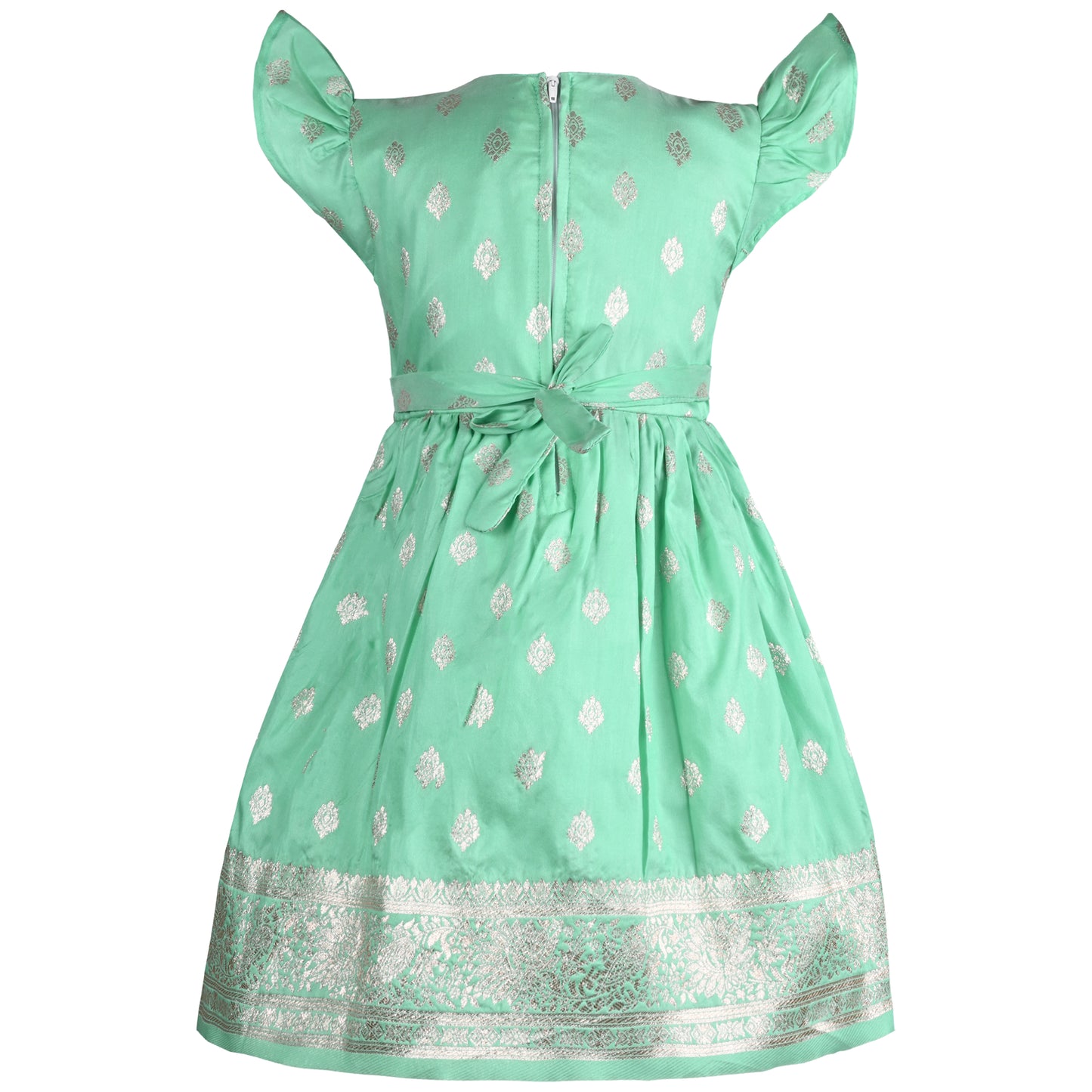 Girls A-Line Embroidered Dress