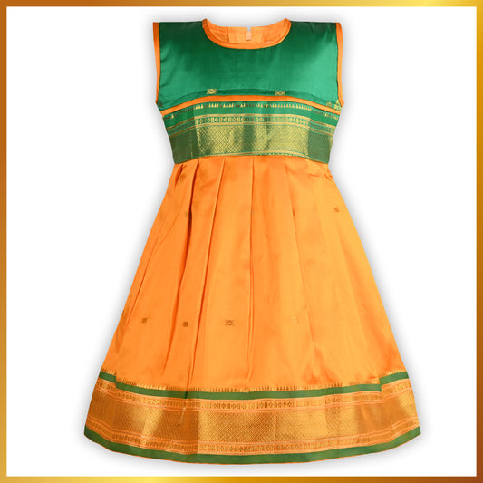 Girls Traditional border ethnic Dress