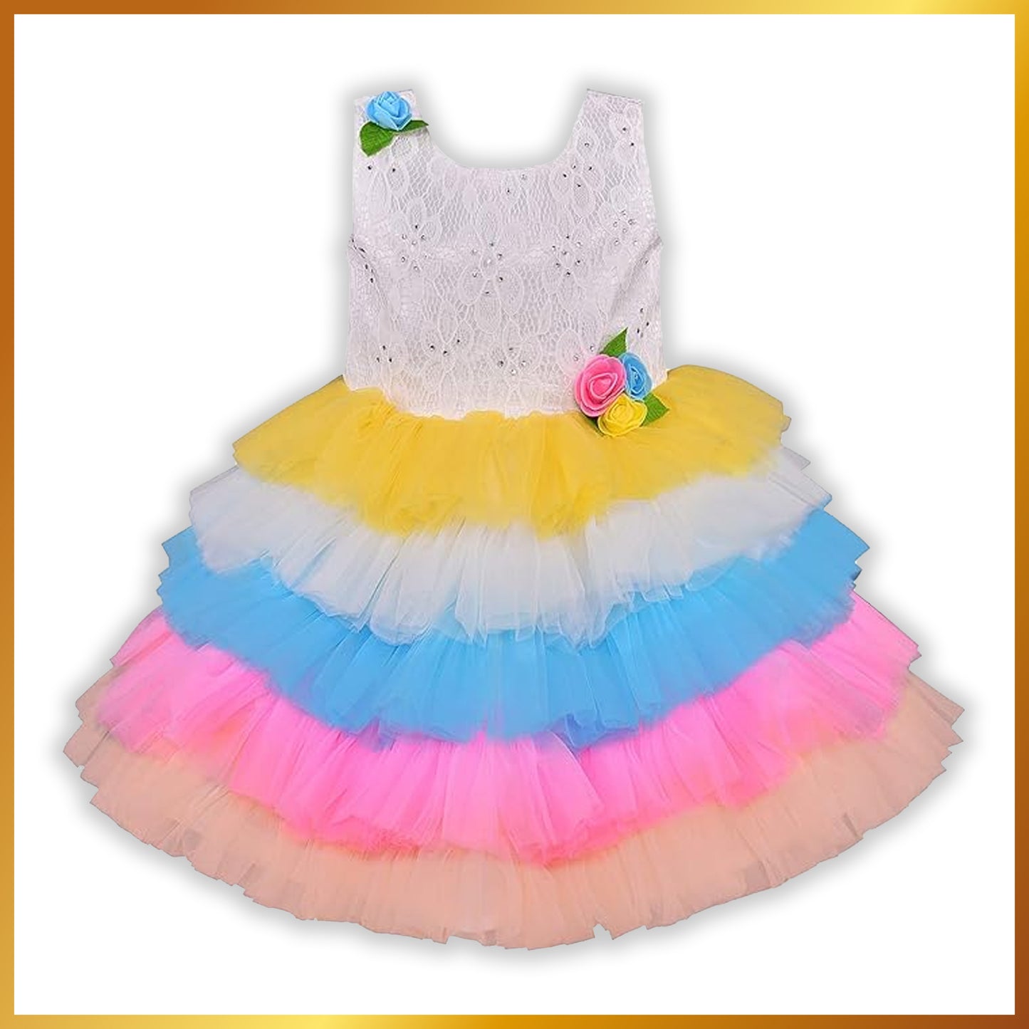 Girls Partywear Frocks Dress