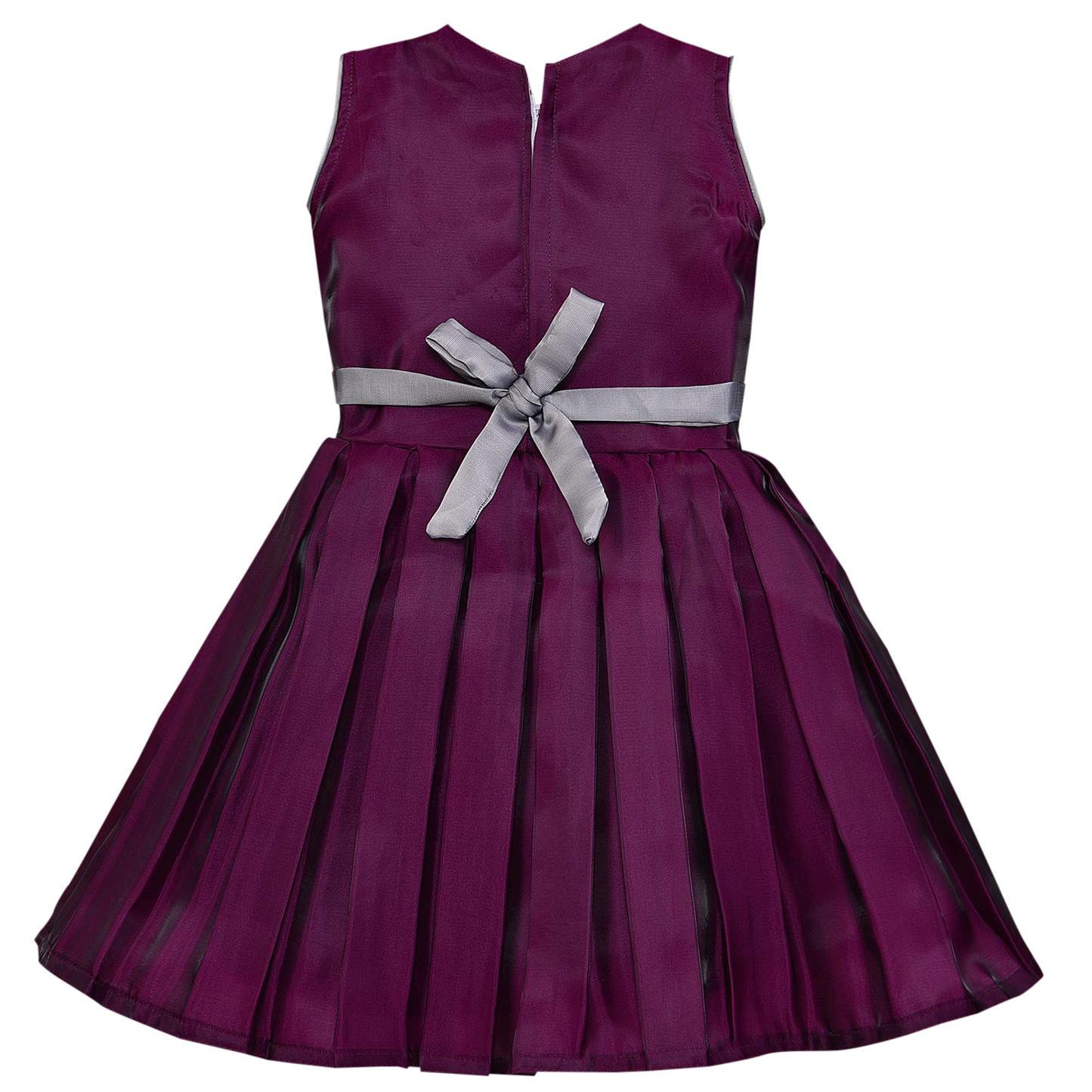 Girls Party Wear Frock Dress With Bow Designed