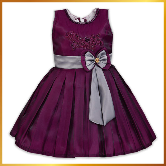 Girls Box Pleated Dress