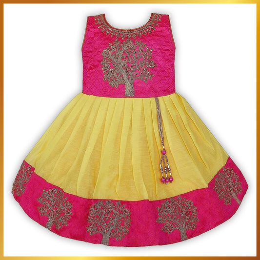 Wish karo Baby Girls Partywear Frocks Dress