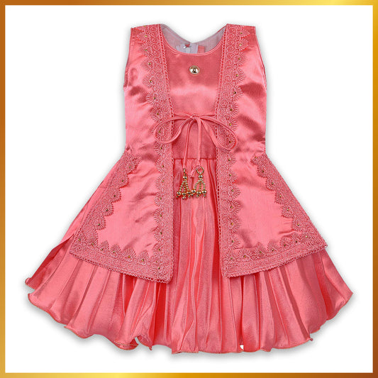 Wish Karo Kids Birthday Frock Dress (fe2927pnk)