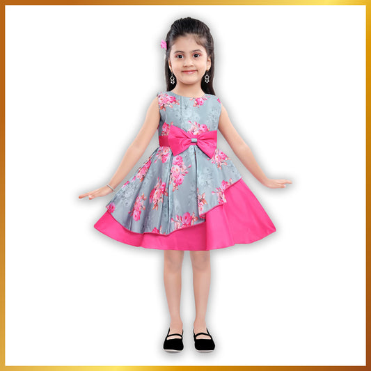 Girls A-line Floral dress