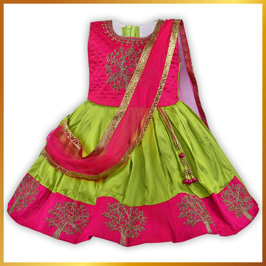 Girls Embroidered Ethnic dress