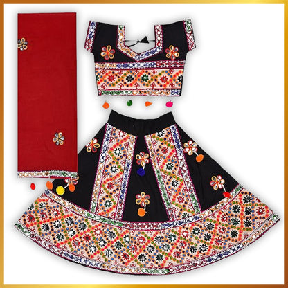 Girls Heavy Beads Work Ghaghara Choli